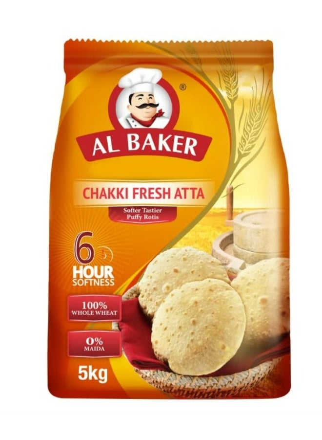 الباكر، طحين شاكي فريش أتا، 5 كجم